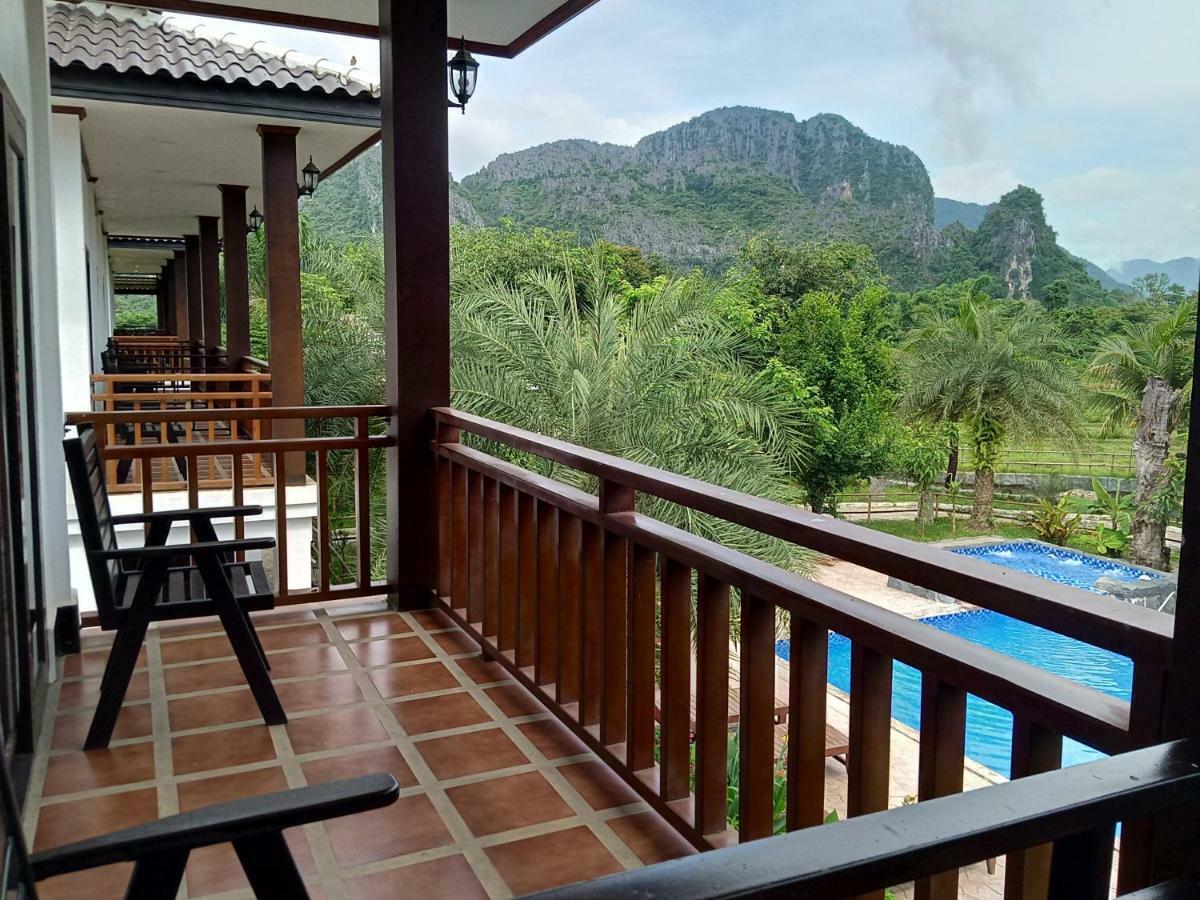 Vang Vieng Savanh Sunset View Resort Exterior foto