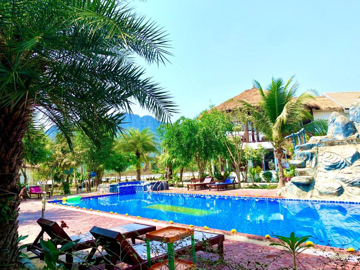 Vang Vieng Savanh Sunset View Resort Exterior foto